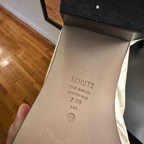 SCHUTZ Maryana Block Leather Boots - Picture 3 of 7